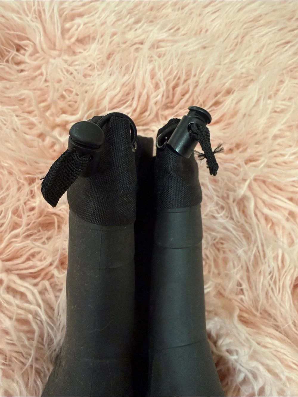 Black Winter Snow Boots - Pair